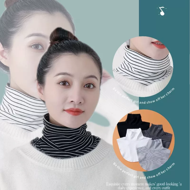 Universal false collar, scarf for men and women, with neck protection