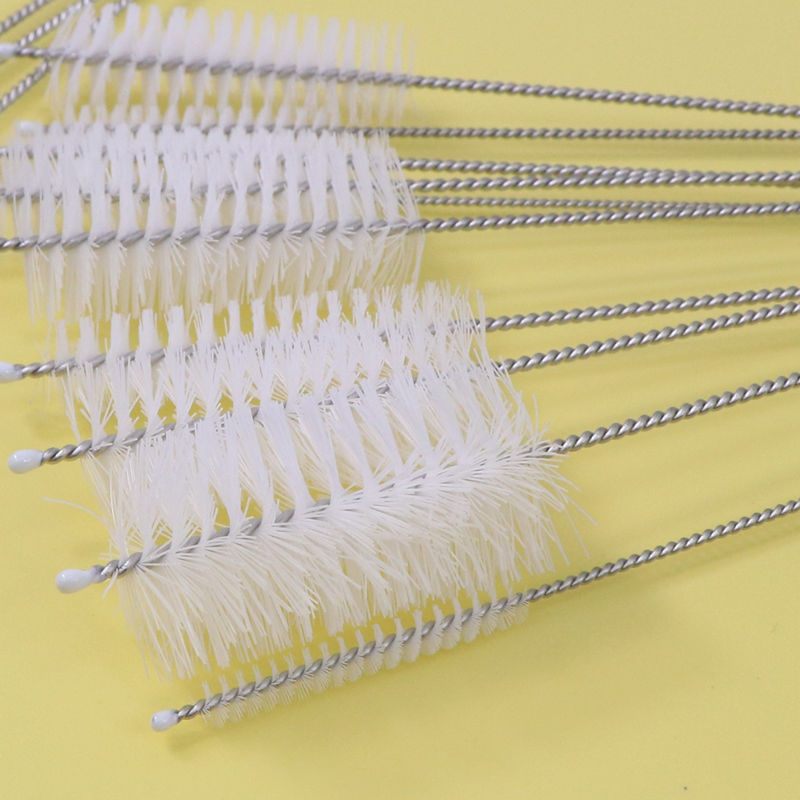 Equipo de tatuaje de hardware herramienta cepillo de limpieza mecánica cepillo de barra de nylon de acero inoxidable conjunto de diez piezas cepillo de limpieza