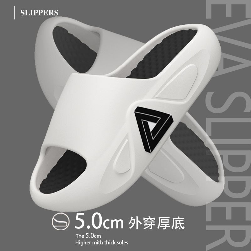 Sports Platform Slippers Men's Summer Wear Casual Men's Slippers Non-Slip Home EVA Wear-Resistant Sandals