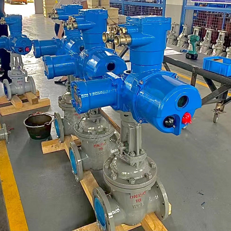 智能一体式矿用隔爆型电动法兰闸阀MZ941H-16C防爆开关型控制闸阀