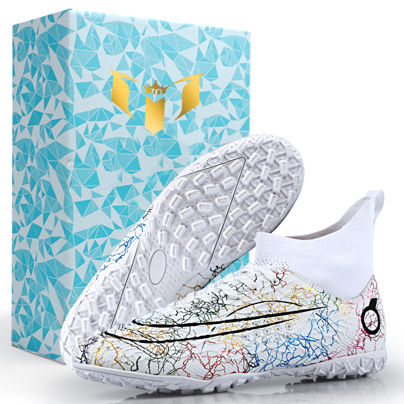 Commercio estero transfrontaliero scarpe da calcio alte da uomo giovani unghie rotte tf unghie lunghe ag scarpe da allenamento per competizioni sportive per studenti all'ingrosso_voghion.com