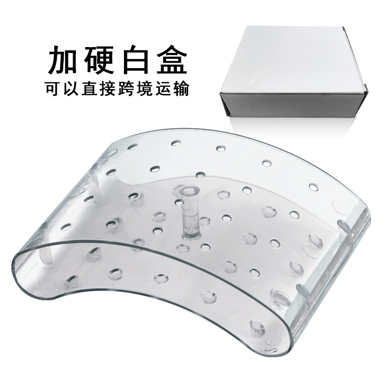 Curvo Lollipop stand chocolate soporte de exhibición estante de caramelo 3 colores 20 agujeros transparente PP transfronteriza Venta caliente