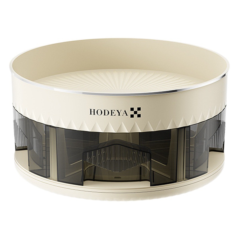 Multi-funcional de la cocina del hogar de 360 grados de rotación de condimento estante nueva mesa de almacenamiento de doble capa estante de almacenamiento de condimento