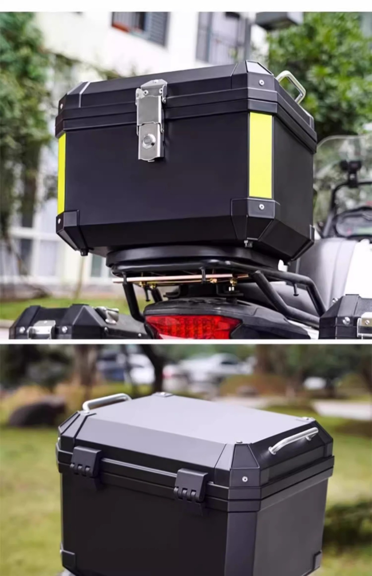 Electric car rear trunk large capacity motorcycle battery car trunk takeaway large toolbox universal tail box