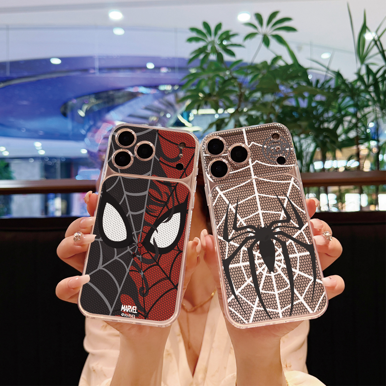 新品内置图案可拆卸适用iPhone18promax手机壳苹果171615跨境外贸