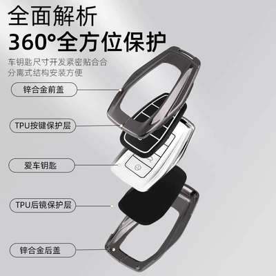 Static Rod/Key Bag – Metal Car Bag Buckle Shell