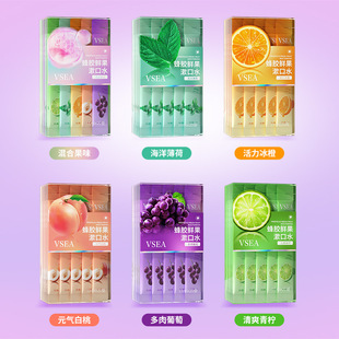 VSEA mushroom pack mouthwash portable fresh breath peach grape lime orange mixed flavor wholesale