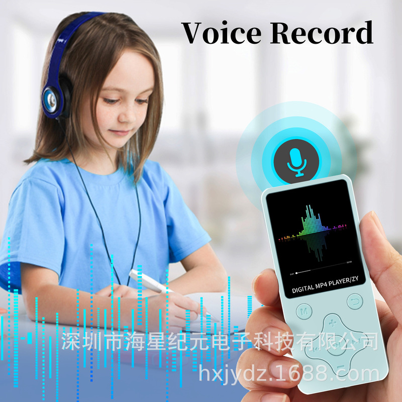 クロスボーダー Bluetooth T1 カード MP3 薄型軽量ポータブルスクリーン付き MP3 音楽プレーヤー ビデオ MP4 卸売 MP3|undefined