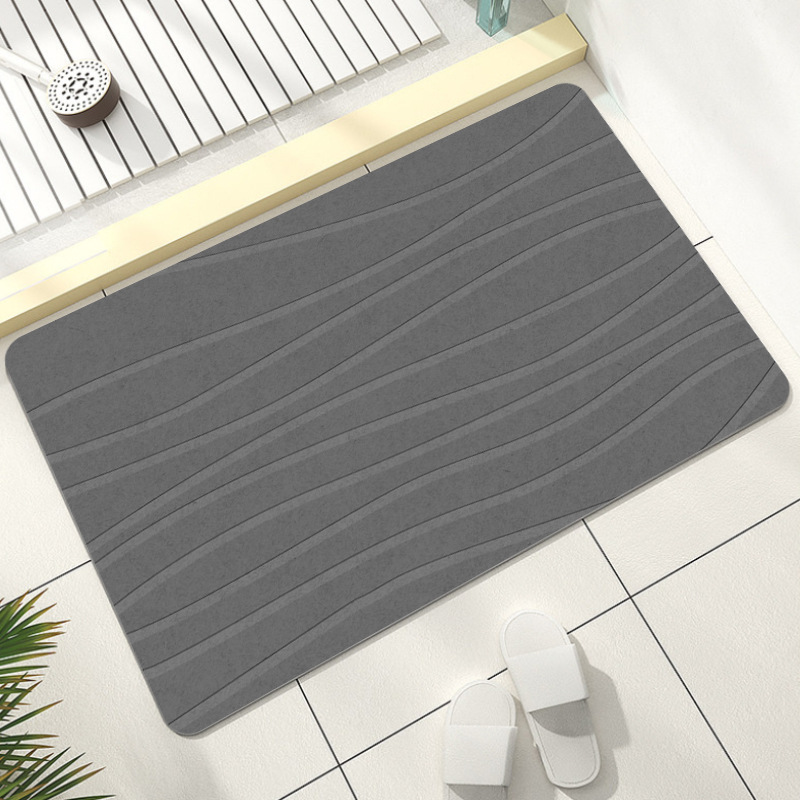 Home Bathroom Water Absorption Diatom Ooze Floor Mat CJdropshipping