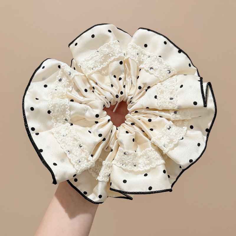 1#화이트레이스 대장머리끈 21cm