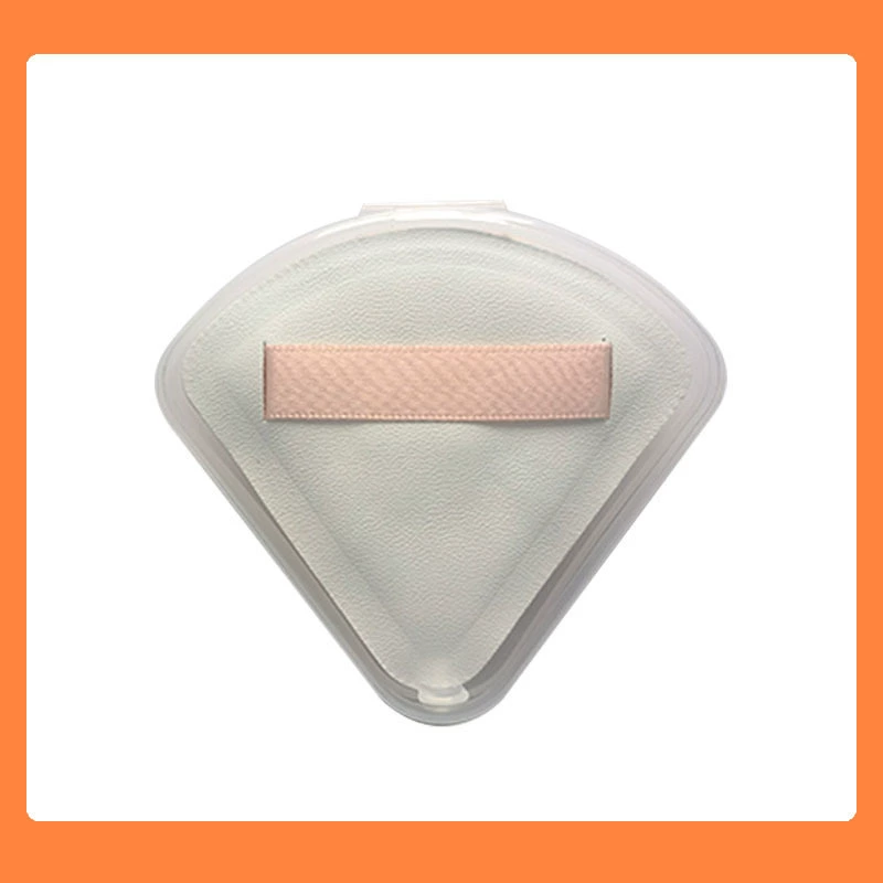 Makeup sponge — triangular cotton sponge, soft elastic for foundation & powder