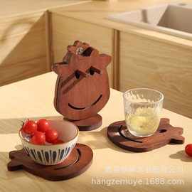 跨境卡通杯垫桌面碗碟隔热餐垫砂锅垫下午茶点饮品咖啡杯垫印logo