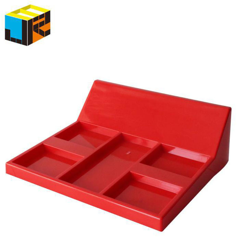 鸡饲料巨蓉厂家批发展示架注塑食物陈列储物托盒展架出口专用