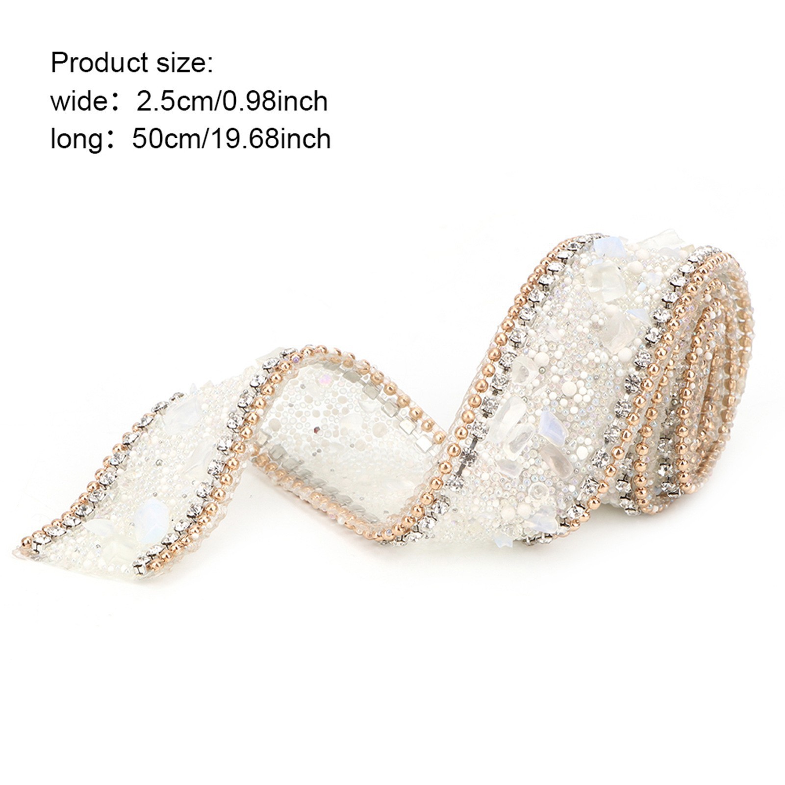 Selva de diamantes de imitación cosida a mano autoadhesiva, cadena de garra de grava, cinta, accesorios de ropa de bricolaje, accesorios, materiales decorativos, malla adhesiva trasera de cadena