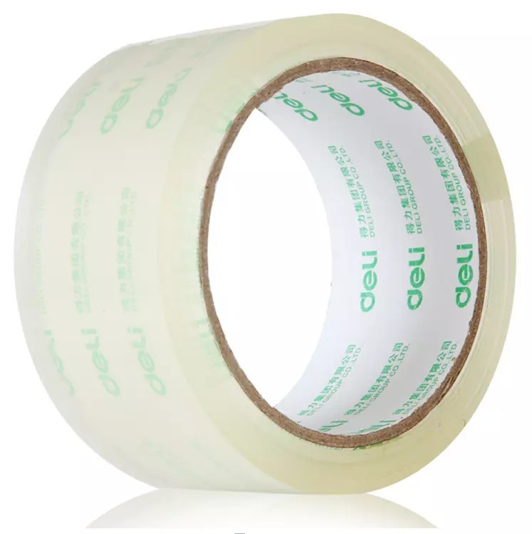 得力30321封箱膠帶60mm*40y透明膠帶 家用物流打包膠帶批發