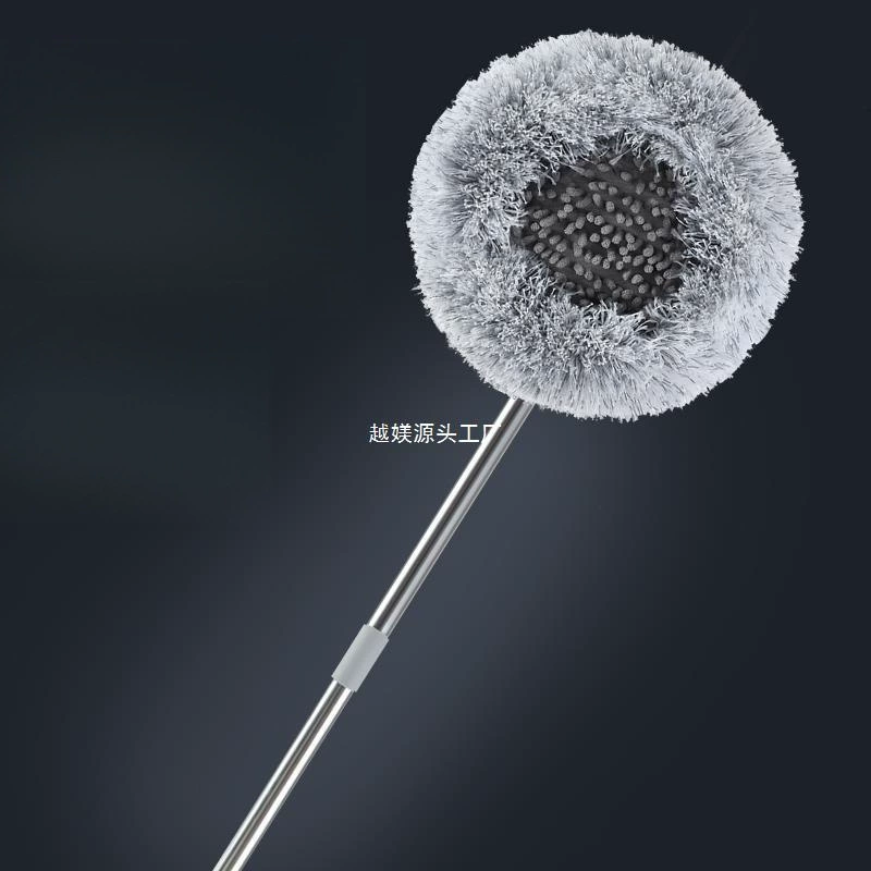 Заводская прямая продажа швабры для удаления пыли, чистки потолка, многофункциональной настенной плитки, с телескопической ручкой в виде подсолнуха