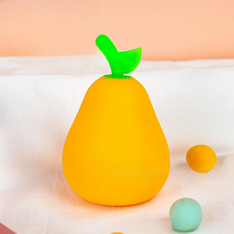 Реалистичная слайм-игрушка в форме персика, антистресс, 80 г