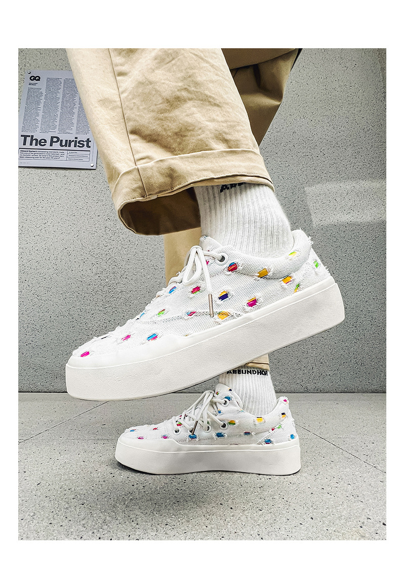 Vulcanized Rag Canvas Shoes For Men And Women Retro Style_voghion.com