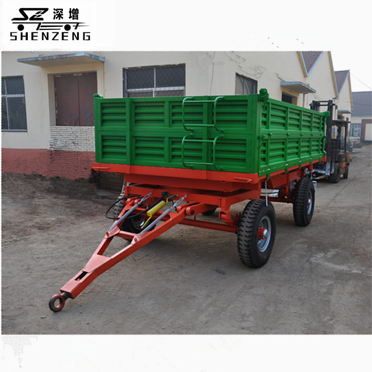 5吨液压自卸拖车 农用拖车 摇把自卸拖车 交通运输拖斗 工具车