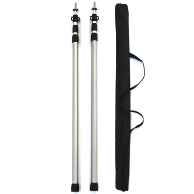 Outdoor telescopic aluminum alloy canopy pole tent entrance hall extension bracket awning canopy pole adjustable 3 sections
