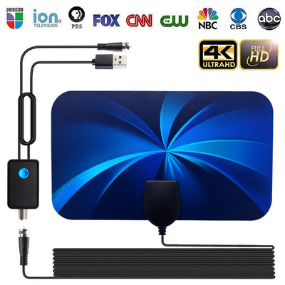 DVB-T2 Digital Antenna Europe and America high definition indoor 4K Free of charge NBC television antenna receive ground signal antenna