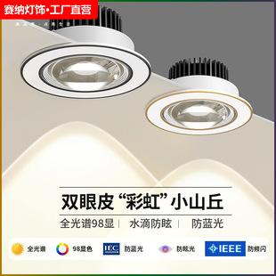 Rainbow Hill Spotlight Embedded Downlight Living Room Background Wall Wash Bull Eye Light LED Home Internet Celebrating Anti-Glare