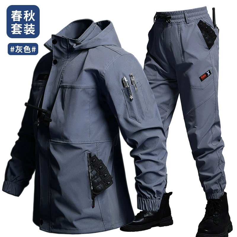 Осенняя водоотталкивающая куртка oversize, дышащая и износостойкая