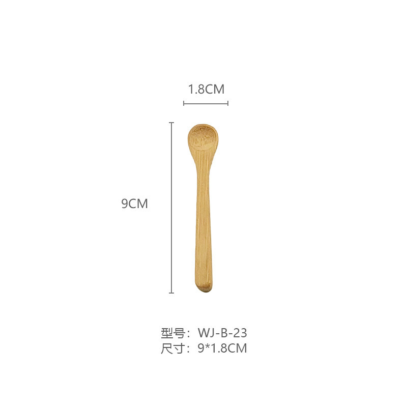 日本製竹スプーンロングハンドル木製スプーンハニースプーンコーヒー撹拌家庭用小さな木製スプーン食器卸売カスタマイズ|undefined