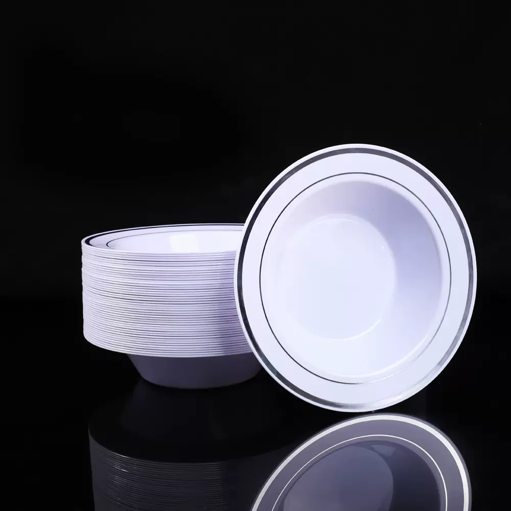 塑料碗 一次性纸盘一次性盘子 塑料一次性塑料盘子盘子一次性