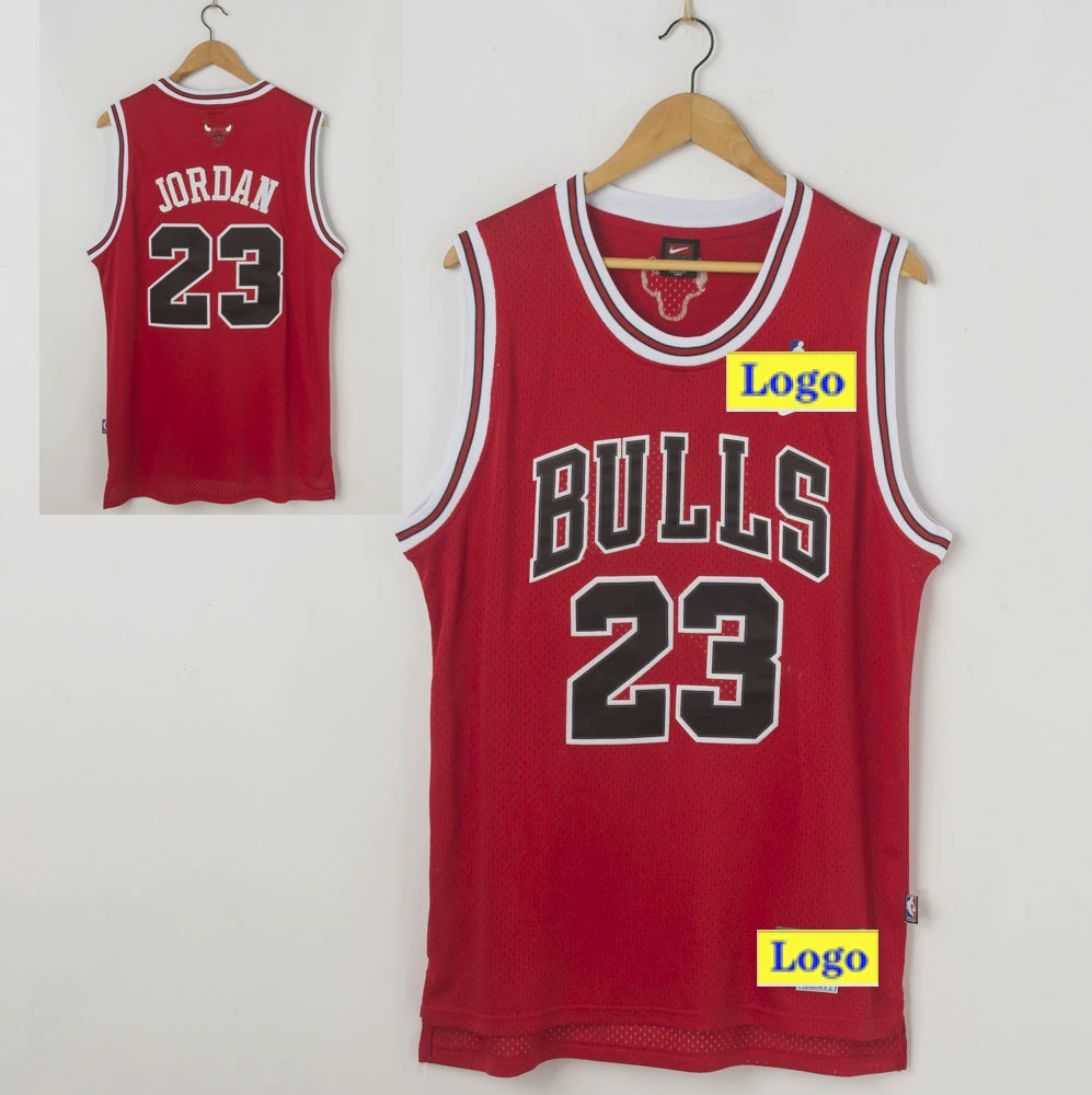 Вышитая баскетбольная майка Chicago Jersey №23, баскетбольная форма Chicago