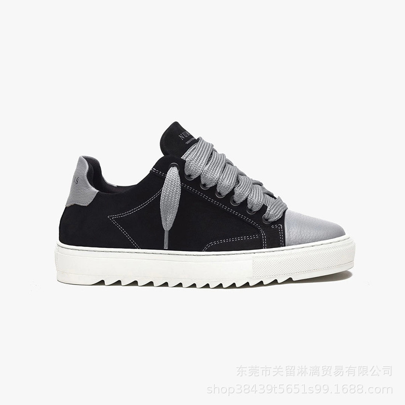 In-Stock Niche Design Numeris Men's Shoes Versatile Thick-Soled Casual Canvas Shoes Fashionable Trendy Sports Sneakers
