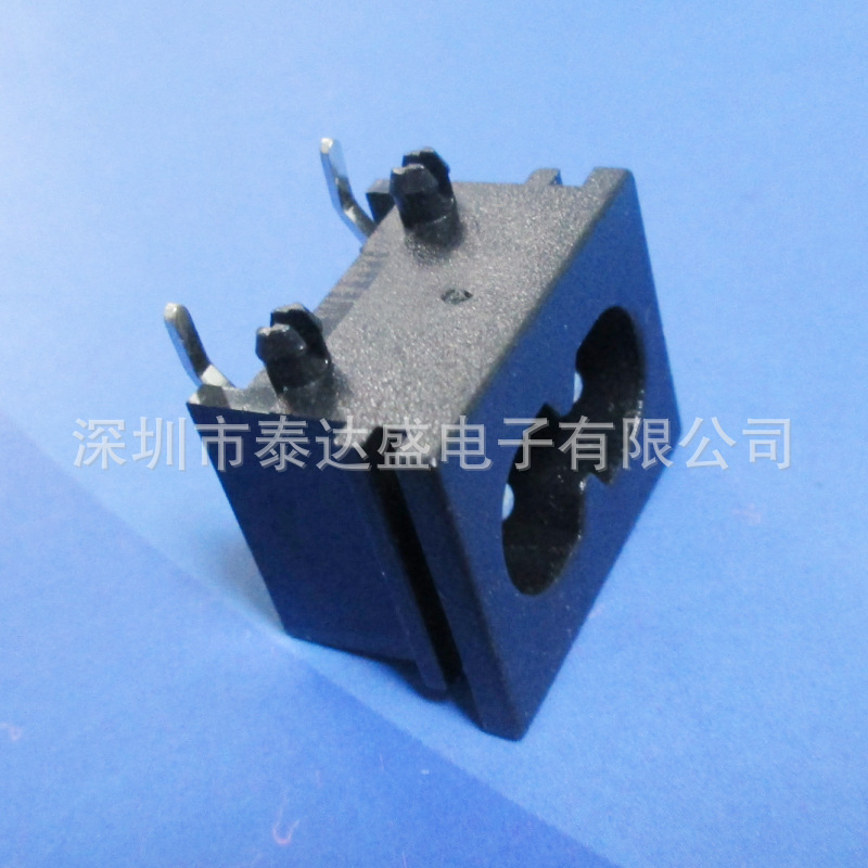 22.7*17.7偏小尺寸充电器AC接口C8两芯实心铜2.5A中8字插座DB-8