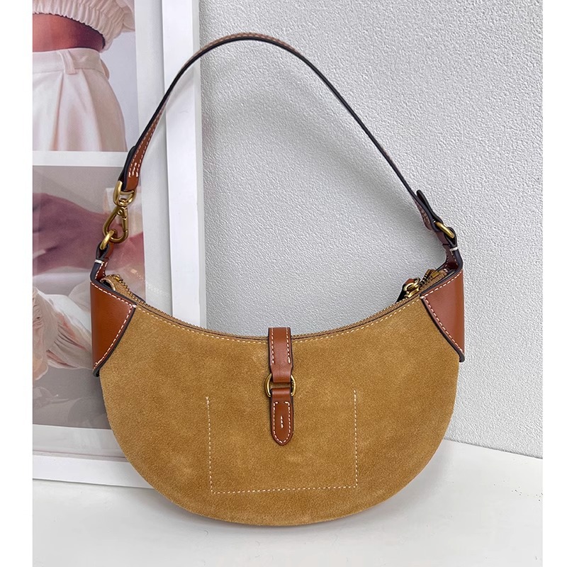 Mini suede khaki round version customized