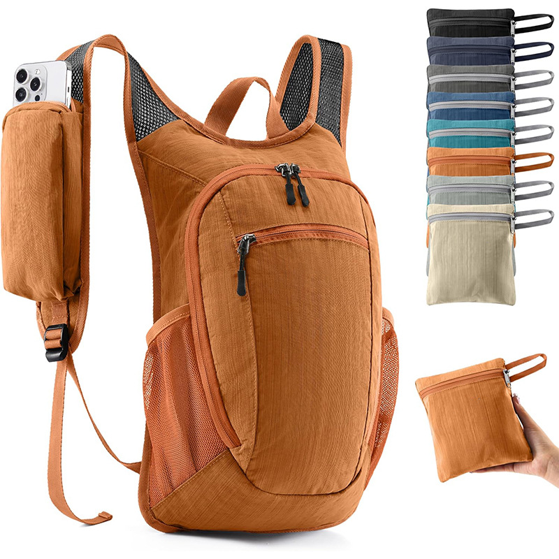 Folding waterproof sports capacious ultra light backpack for hiking…