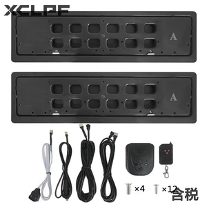 Factory Direct Sales European Standard Russian and Dutch License Plate Holder Us Standard Electric Flip License Plate Holder Amazon Best-Selling Product