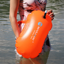 可储物游泳浮漂跟屁虫双气囊游泳包户外救生水上运动浮球批发