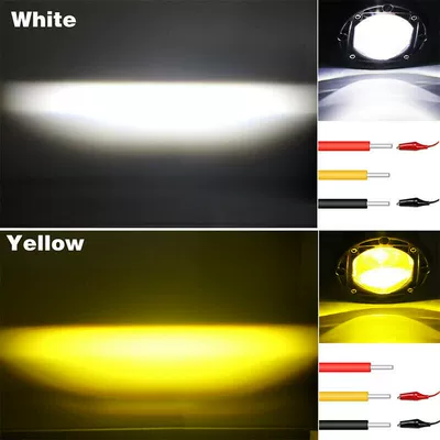 White Light Led Car Spotlight 3-Inch: İşçi projektorları