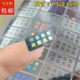 Mobile phone bottom anti-removal label disposable honeycomb anti-counterfeiting label tear-up non-warranty screw sealing adhesive sticker
