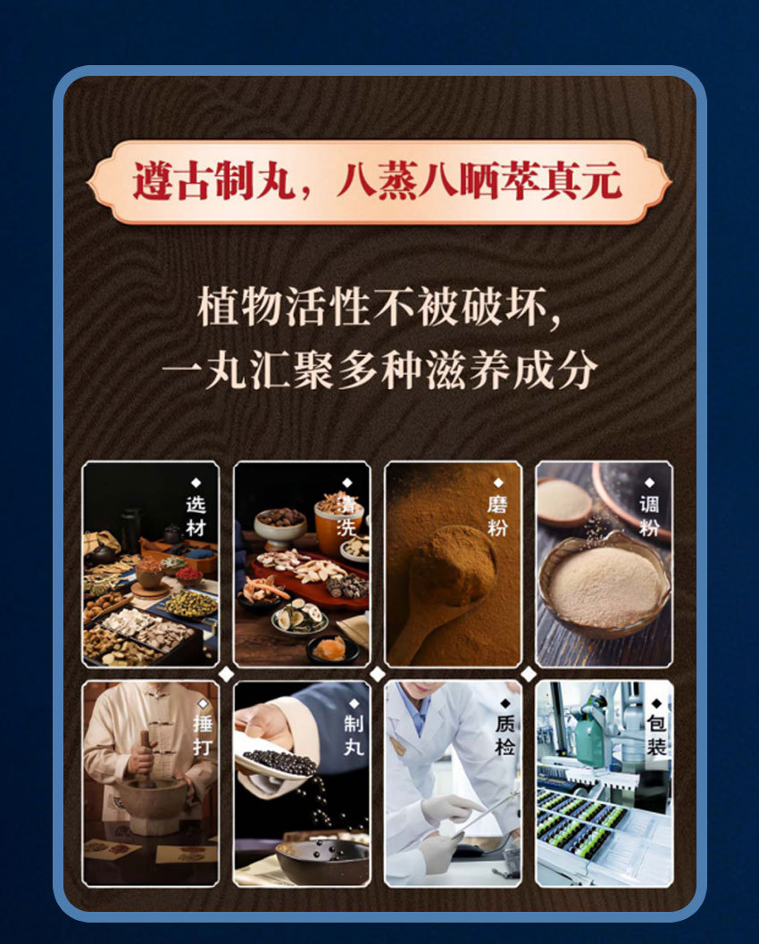 Earthworm Protein Ginseng Dried Ginger Honey Pills Di Long Dan 144g Daily Herbal Wellness Pills for Adults specifications