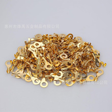 跨境批发100PCS M3-M10环形电缆接线片黄铜OT圆型开口式接线端子