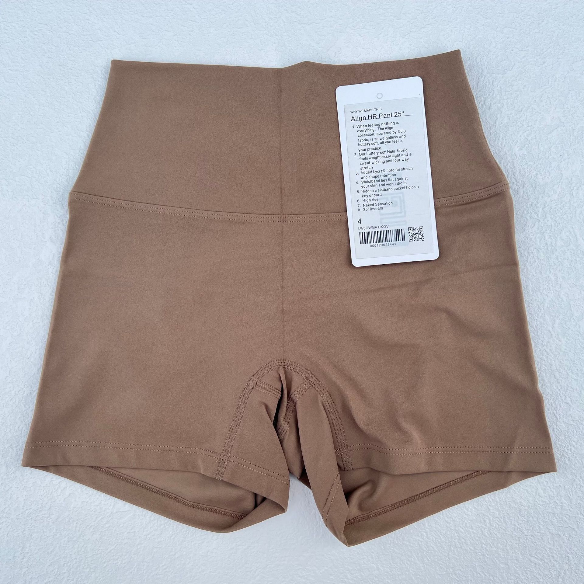 Pantalones cortos de yoga de cadera de melocotón de cintura alta sexy de verano para mujer lulu