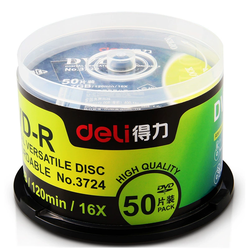 Rely 3724 записываемый диск DVD-R записываемый пустой компакт-диск 4.7GB Автомобильный MP3-диск 50 штук
