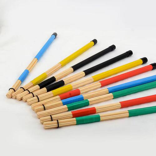 Wholesale drum brushes, 19 bundles of sticks, jazz drum bamboo brushes, drumsticks, drumsticks, hammers, percussion accessories