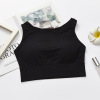 Supporting top with cups, bra top, T-shirt for yoga