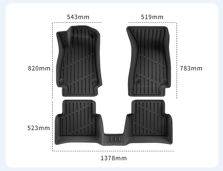 Suitable for 25 Audi A5L Sportback Car Floor Mats, Special Tpe Floor Mats and Trunk Mats