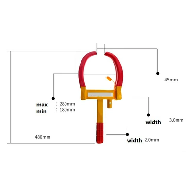 Car tire lock thickened Car lock
