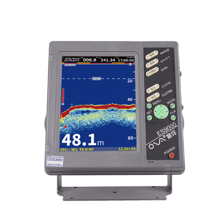 ES9000-8英寸导航测深仪 赛洋8寸回声测深仪 船用声呐超声波探测