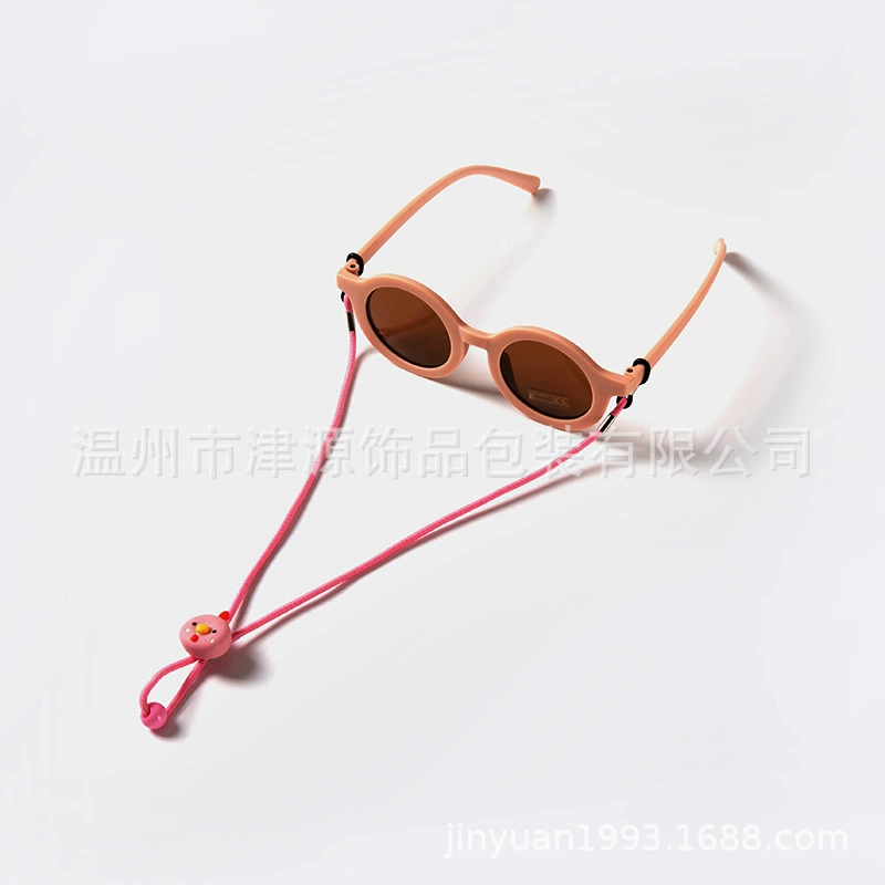 Детская веревка для очков Jinyuan, пять цветов на выбор, аксессуары для очков со взрывчатыми веществами, нескользящая веревка для шеи с защитой от потери