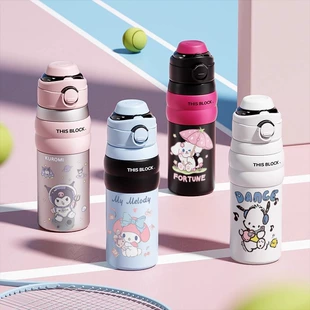 Hello Kitty, портативное стеклянное нержавеющее стальное изделие для воды, 2025 год, нержавеющая сталь AISI 304