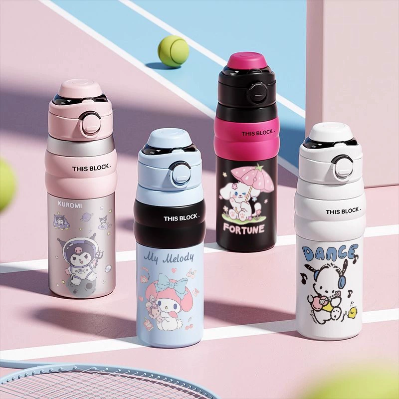 Hello Kitty, портативное стеклянное нержавеющее стальное изделие для воды, 2025 год, нержавеющая сталь AISI 304